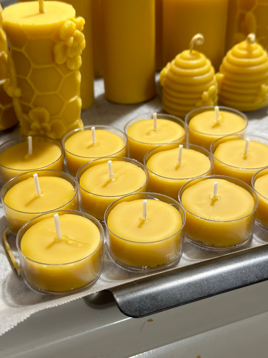 12ct Beeswax Tealights