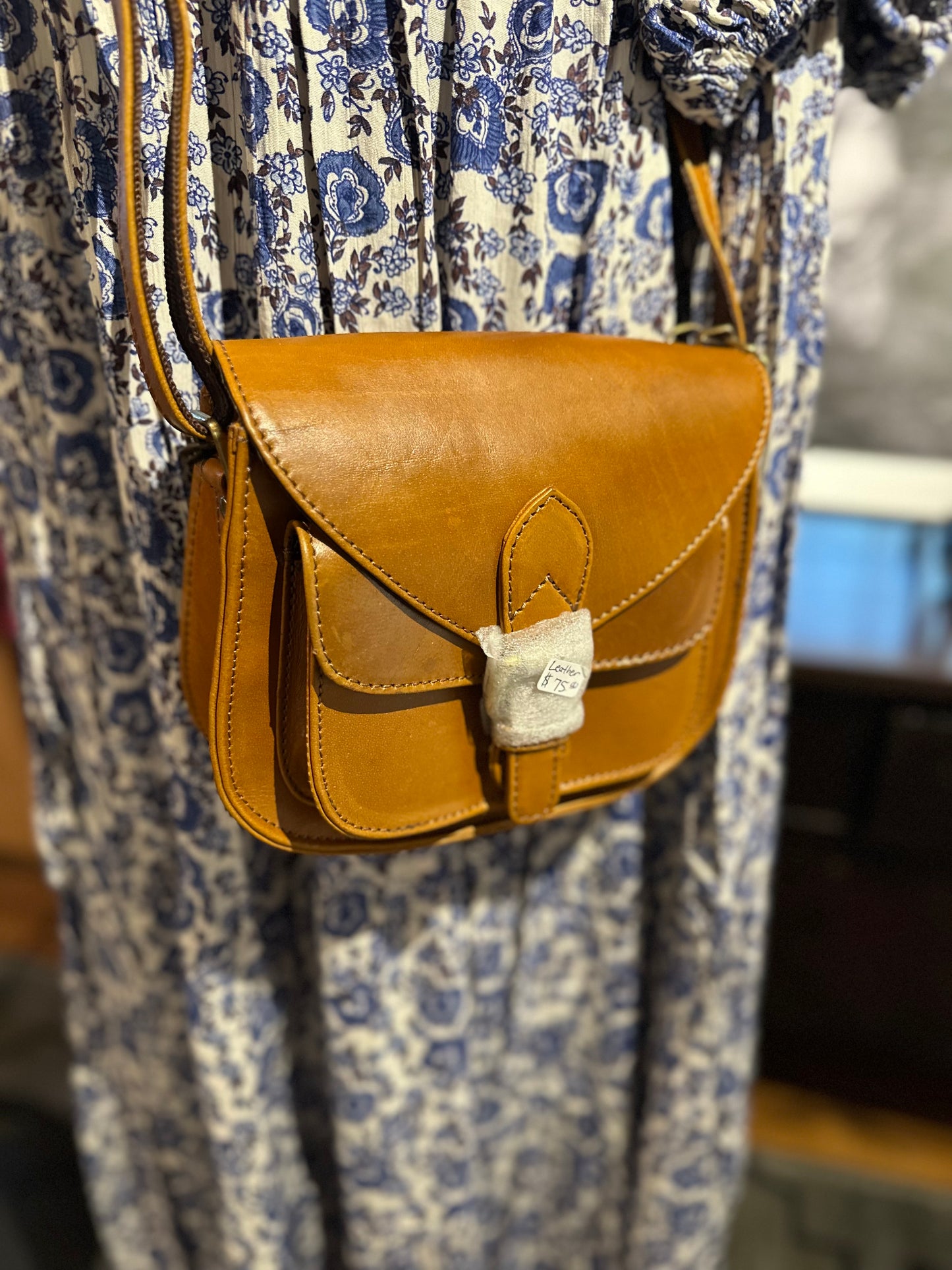 Brown Leather Crossbody/Shoulder Purse