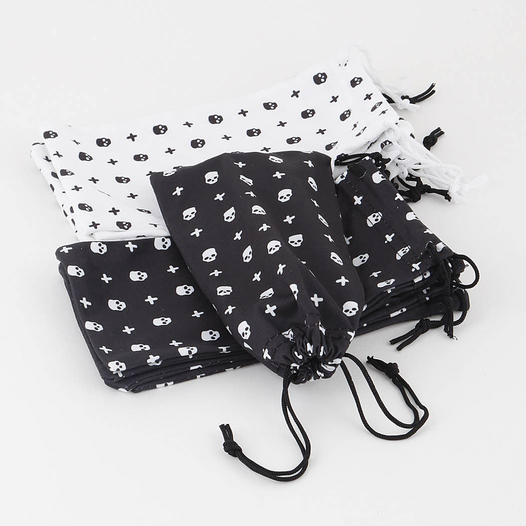 Skull Sunglasses Pouch Bag