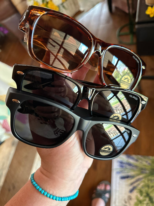 Polarized Thick-Frame Sunglasses