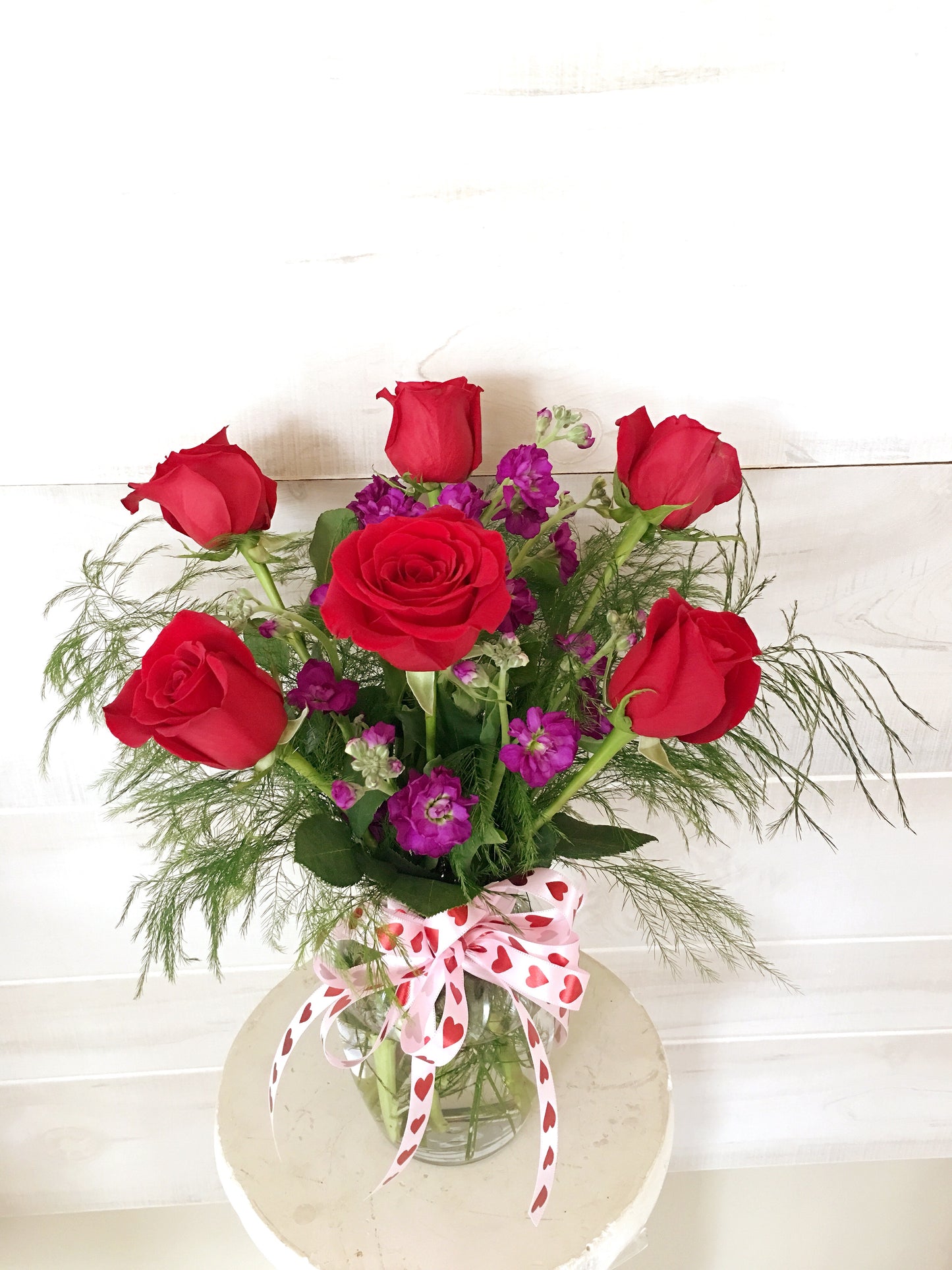 The Classic 1/2 Dz Roses Bouquet in VASE