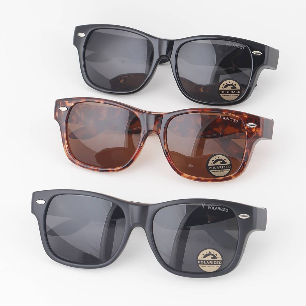 Thick Frame Polarized Sunglasses